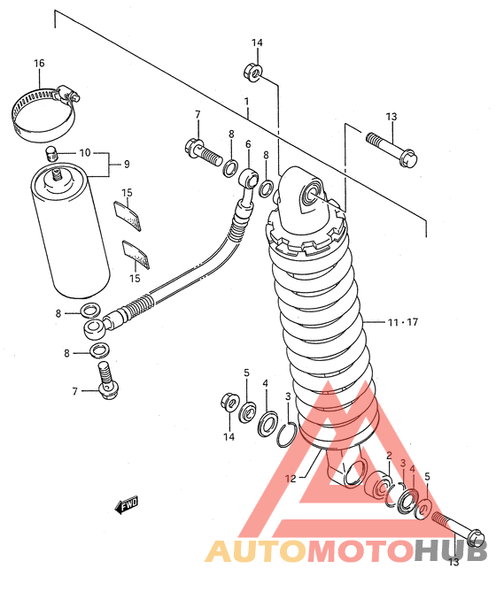 Задние амортизаторы
