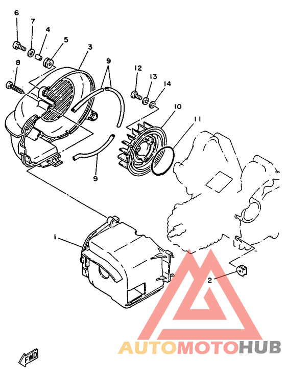 Кожух вентилятора