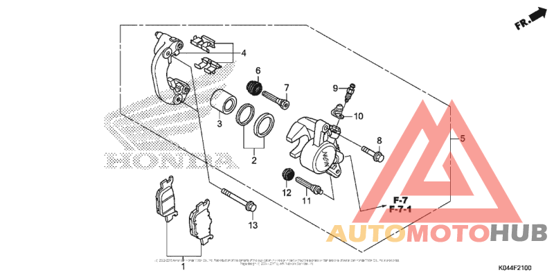 Задний суппорт