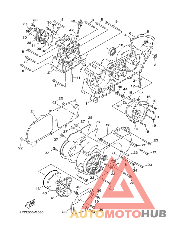 Картер двигателя