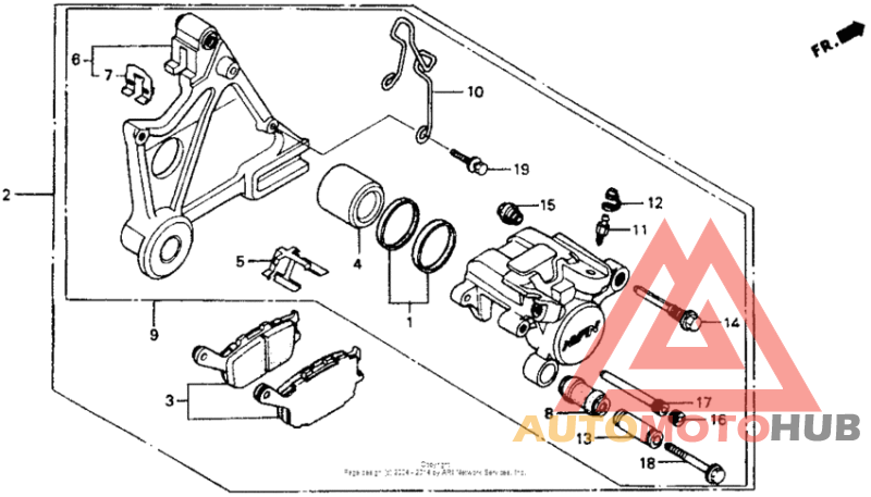 Задний суппорт
