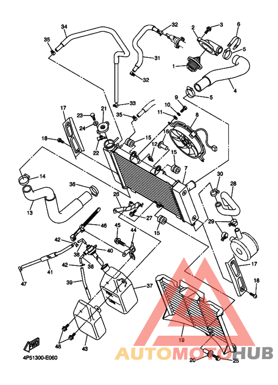 Радиатор и шланг