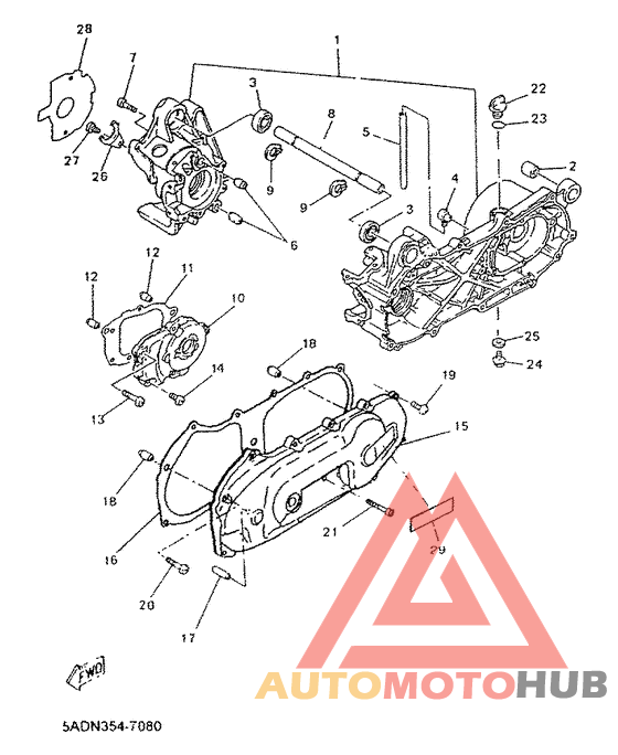 Картер двигателя
