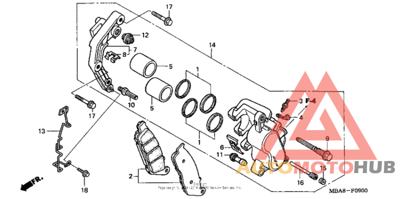 Передний суппорт