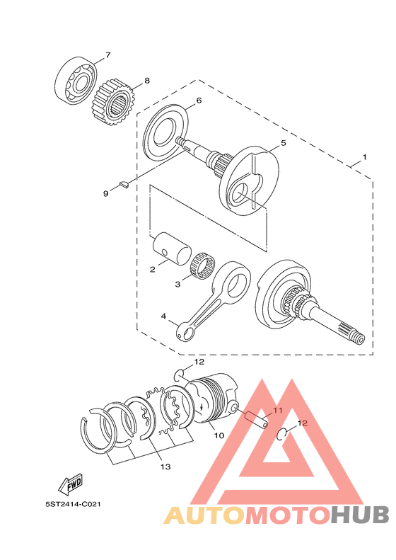 Crankshaft & piston