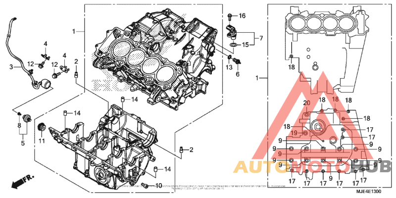 Картер двигателя