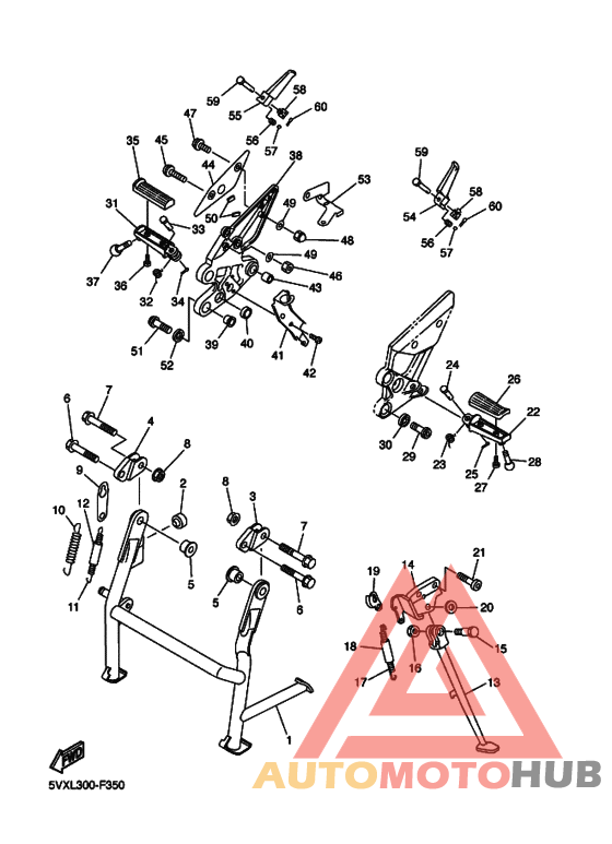 Support & repose pied
