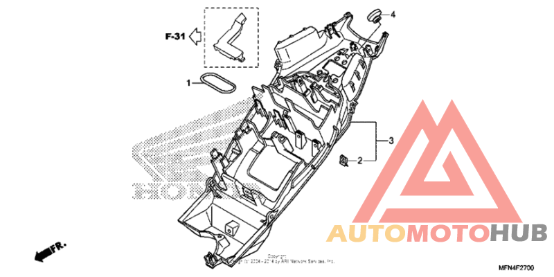 Задний бампер