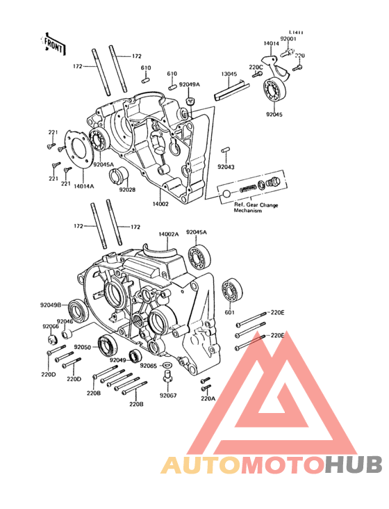 Картер двигателя