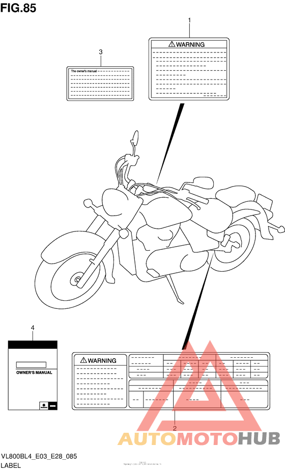 Label (Vl800Bl4 E33)