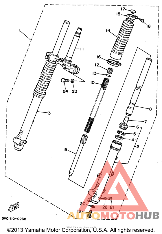 Передняя вилка