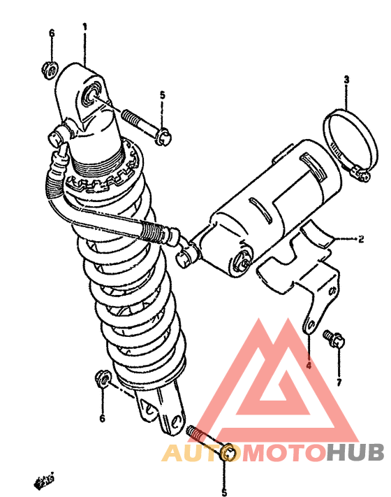 Задние амортизаторы