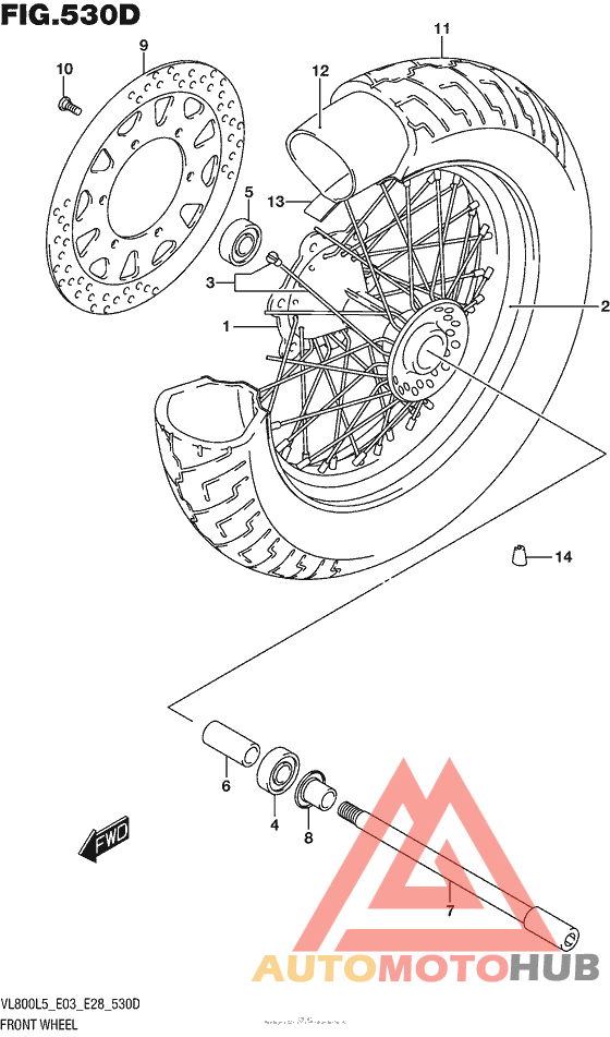 Front Wheel (Vl800Tl5 E28)