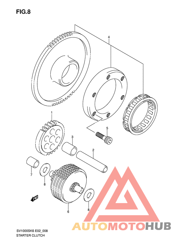 Муфта стартера