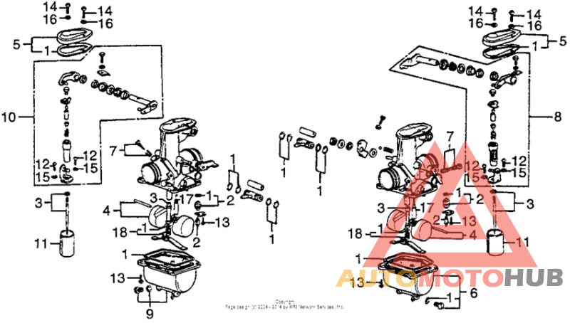 Компоненты карбюратора