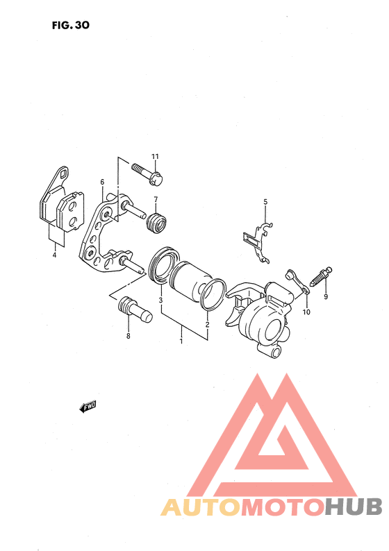 Передний суппорт