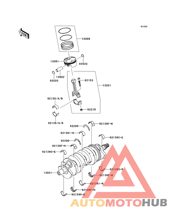 Crankshaft/piston