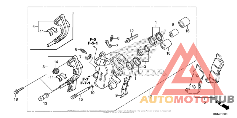 Передний суппорт