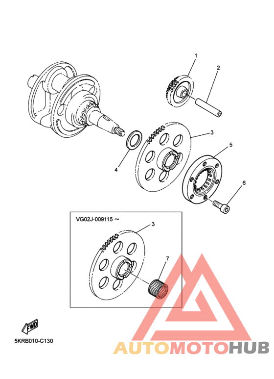 Starter clutch outer assy