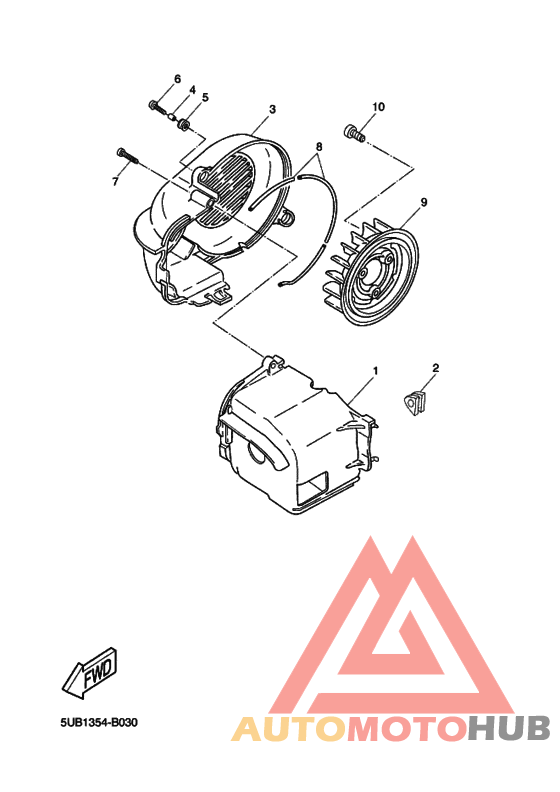 Воздухоотвод и вентилятор