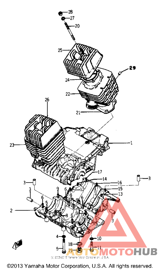 Картер двигателя
