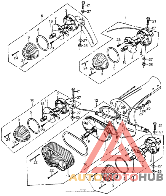 Ca175 turn signal + taillight