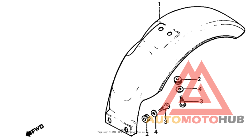 Задний бампер