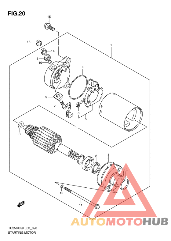 Стартерный мотор