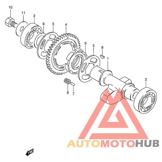 Балансир кривошипа