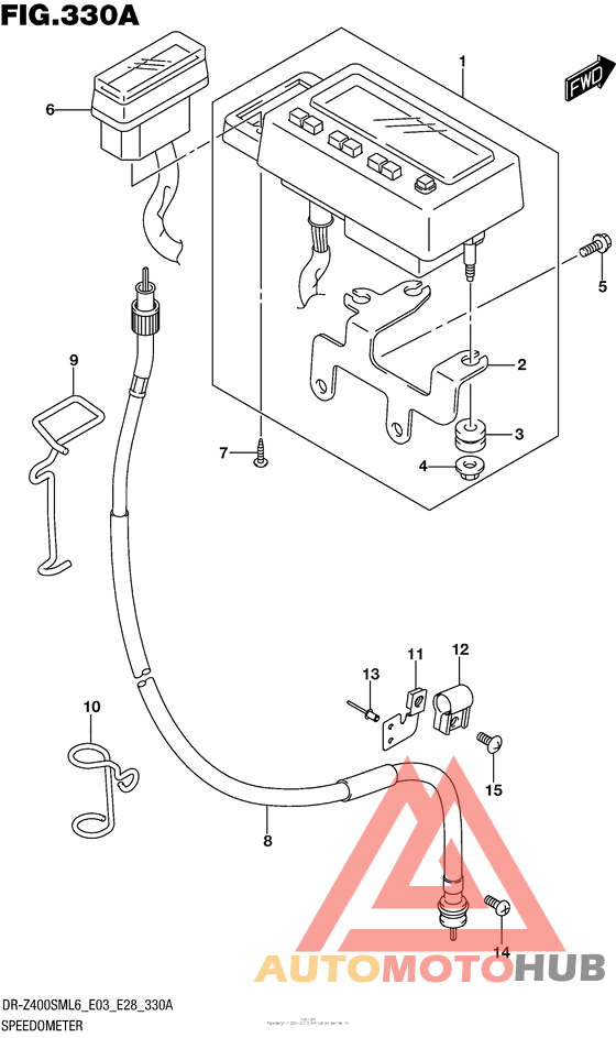Speedometer (Dr-Z400Sml6 E03)