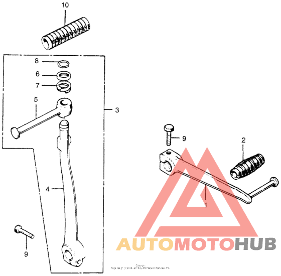 Change pedal + kick arm