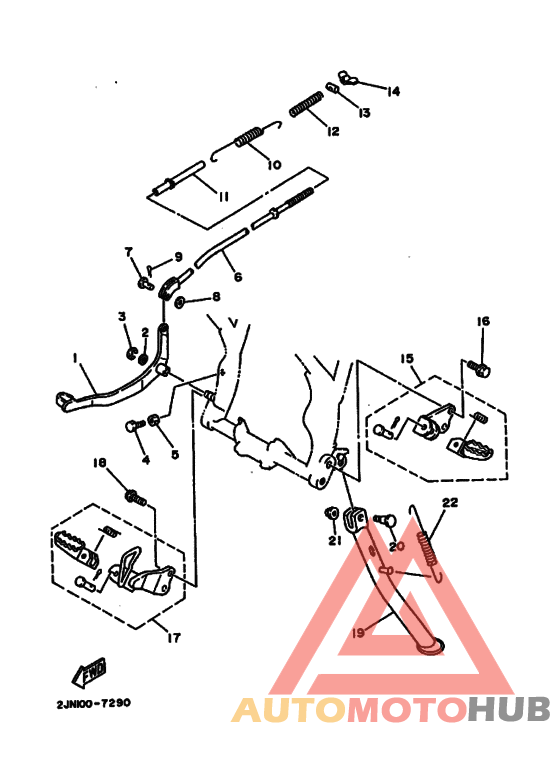 Support & repose pied