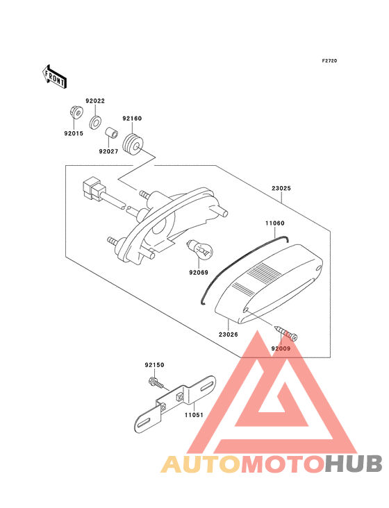 Taillight unit ass`y