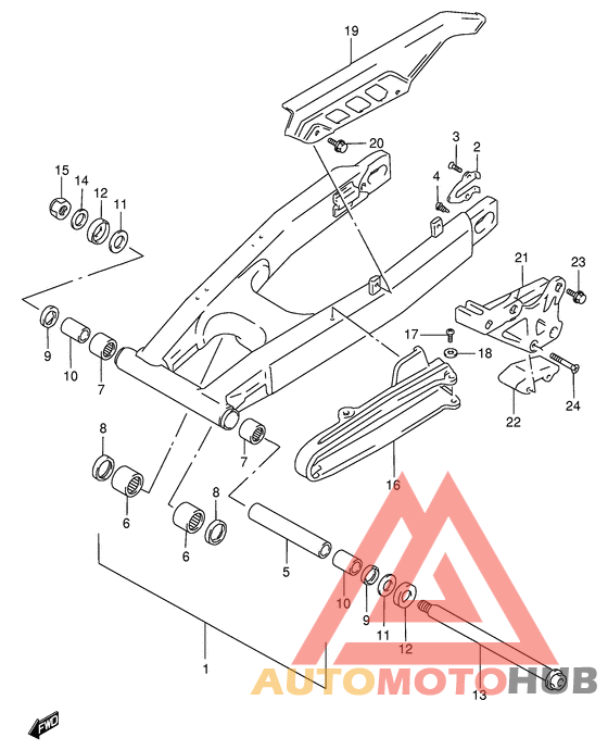 Маятник задний