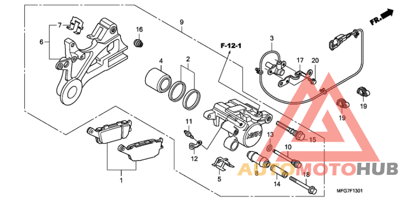 Задний суппорт