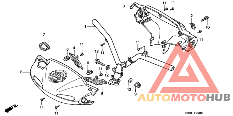 Steering handle/ handle cover
