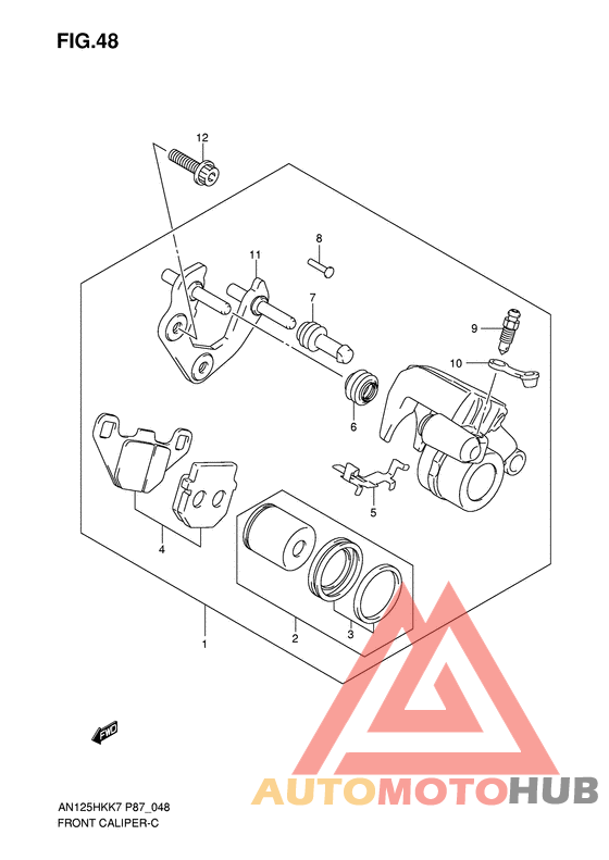 Передний суппорт