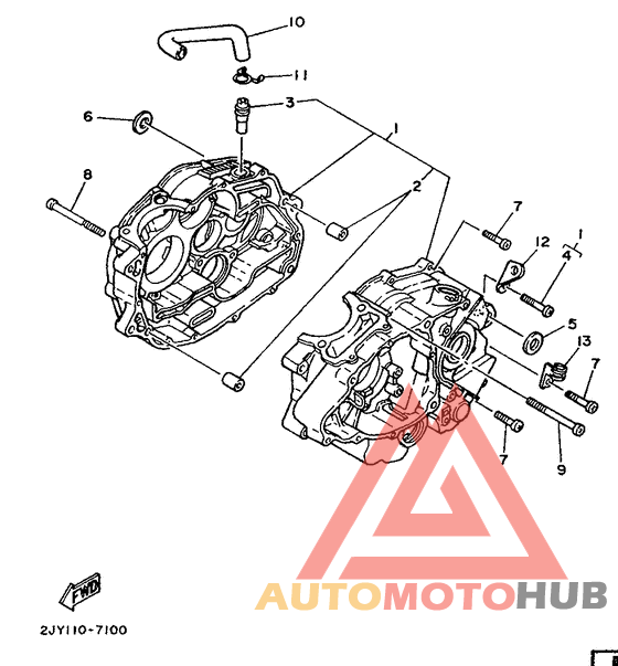 Картер двигателя