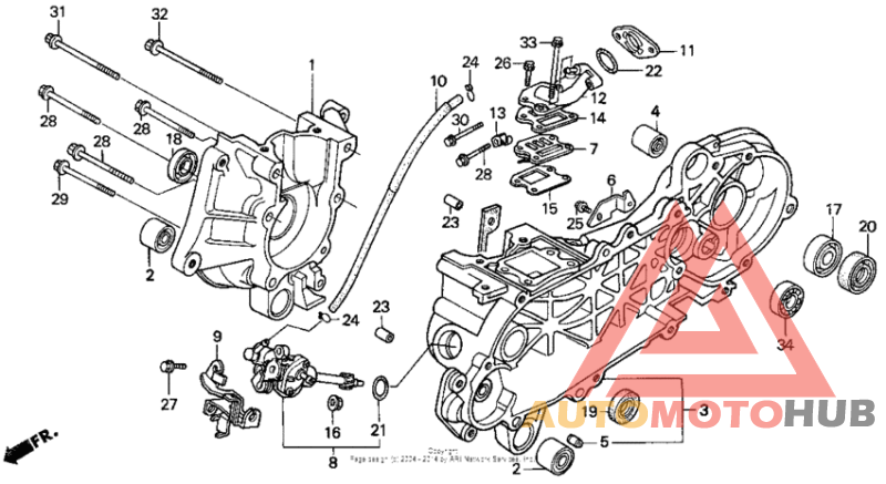 Картер двигателя