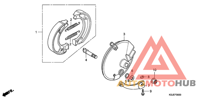 Передний тормоз