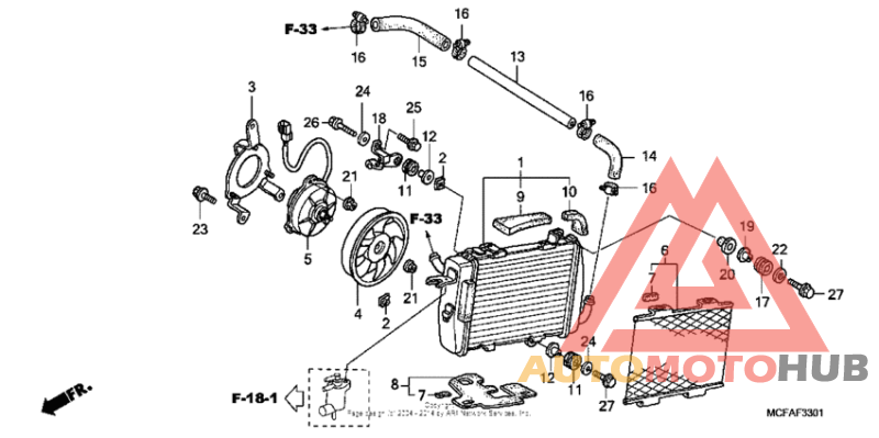 Radiator (l.)
