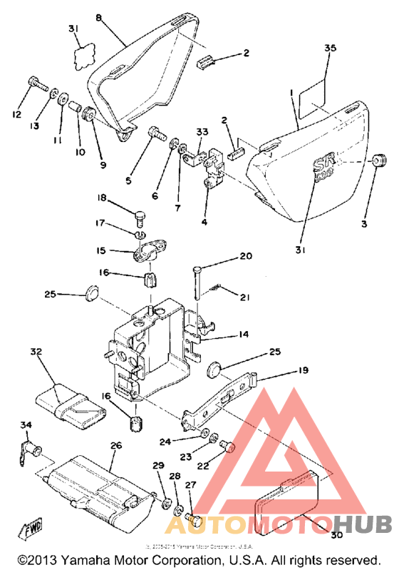 Side cover-battery box