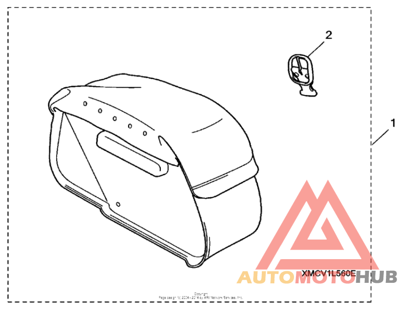 Right saddlebag