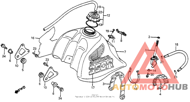 Fuel tank 85