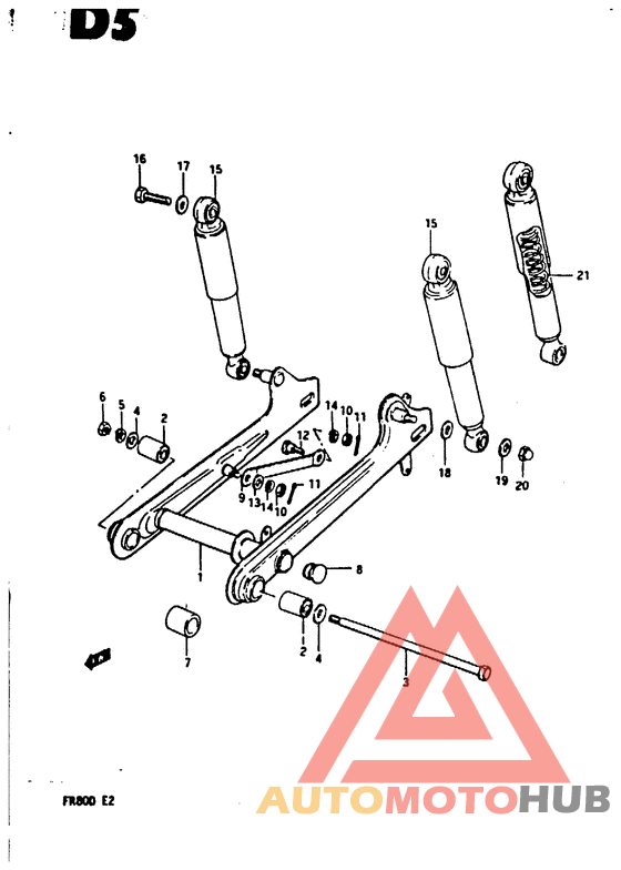 Маятник задний