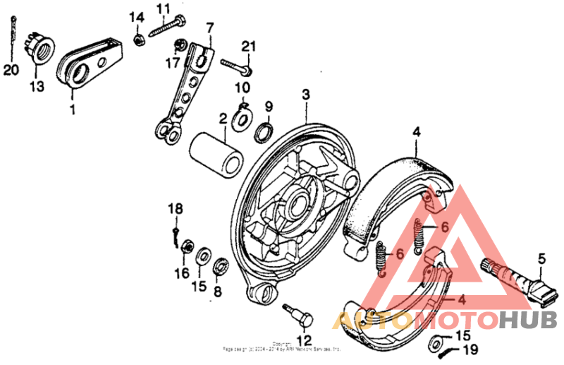 Задний тормоз