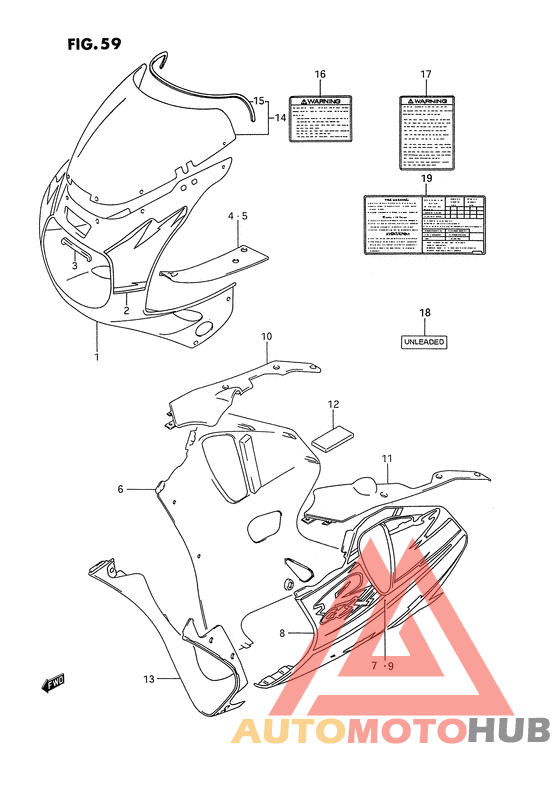 Cowling body