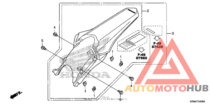 Задний бампер