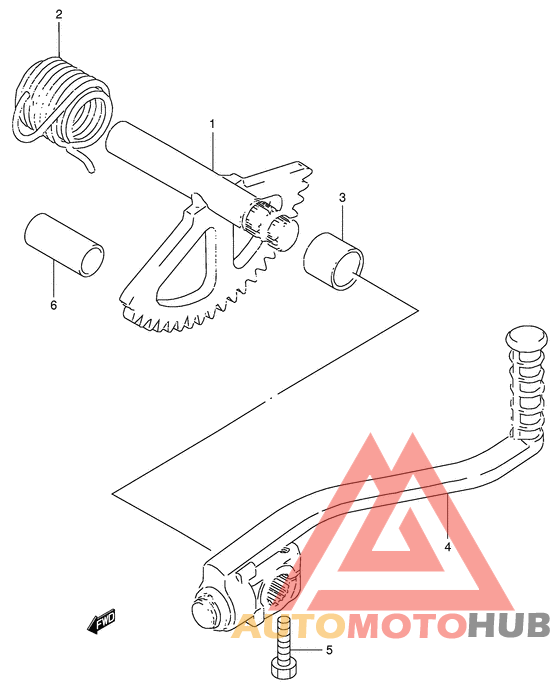 Ножной стартер