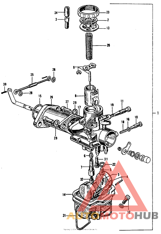 Cb/cl160right carburetor